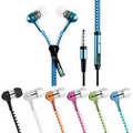 Zipper Earbud Headphones